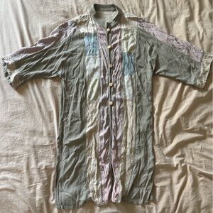 Asian Tunic Kimono Dress Jacket